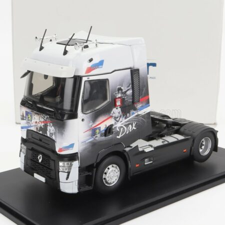 ELIGOR 1/43 RENAULT | T-LINE HIGH TRACTOR TRUCK DAX 2-ASSI 2021 | BLACK WHITE