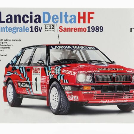 ITALERI 1/12 LANCIA | DELTA HF INTEGRALE 16V MARTINI N 1 WINNER RALLY SANREMO 1989 M.BIASION - T.SIVIERO + N 5 RALLY SANREMO 1989 D.AURIOL - B.OCCELLI | /