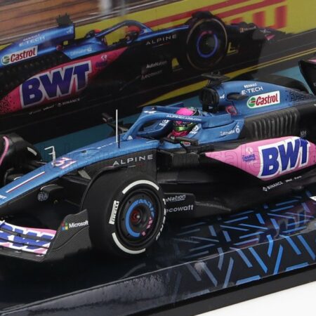 MINICHAMPS 1/43 ALPINE | F1  A523 TEAM BWT ALPINE N 31 9th MIAMI GP 2023 ESTEBAN OCON | BLUE BLACK PINK