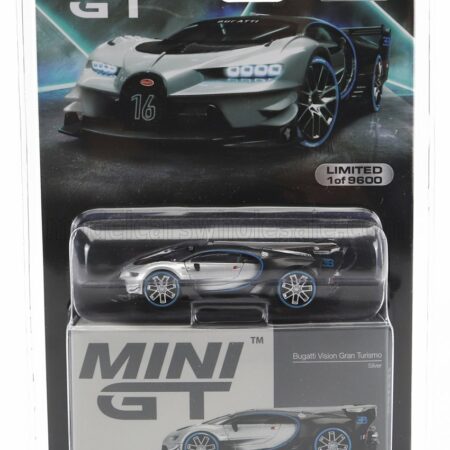 TRUESCALE 1/64 BUGATTI | VISION GRAN TURISMO N 16 CONCEPT 2018 | SILVER BLACK