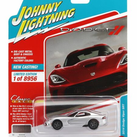 JOHNNY LIGHTNING 1/64 DODGE | VIPER 2014 | SILVER