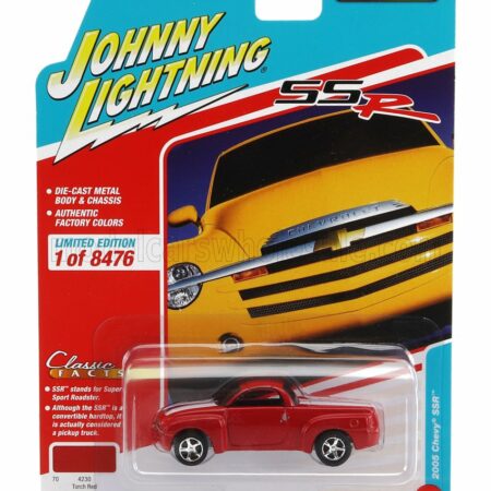 JOHNNY LIGHTNING 1/64 CHEVROLET | SSR PICK-UP 2005 | RED WHITE