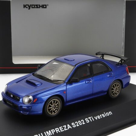 KYOSHO 1/43 SUBARU | IMPREZA (S202) 2002 | BLUE