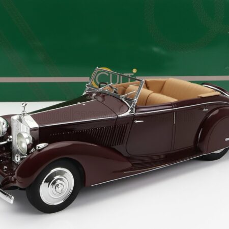 CULT-SCALE MODELS 1/18 ROLLS ROYCE | 25-30 GURNEY NUTTING ALL WEATHER CABRIOLET OPEN 1937 | RED