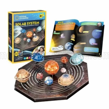 CUBICFUN  PUZZLE | KIT 3D IN FOAM NATIONAL GEOGRAPHIC SISTEMA SOLARE CM. 45x39x12 - 173 PEZZI - 173 PIECES | /