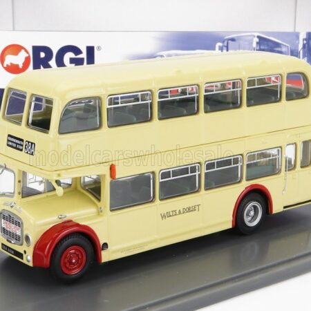 CORGI 1/76 BRISTOL | LODEKKA FS68 AUTOBUS WILTS AND DORSET 38A BOURNEMOUTH LIMITED STOP 1956 | CREAM RED