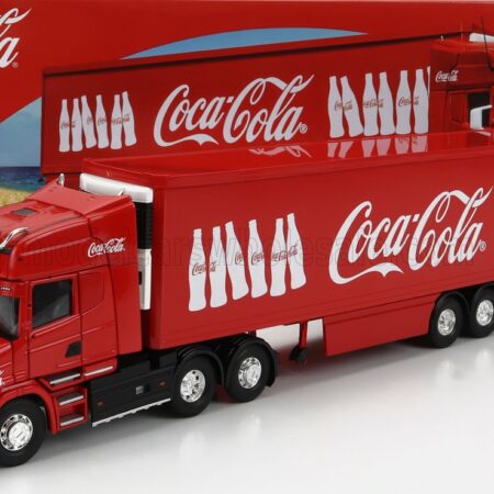 CORGI 1/50 SCANIA | T480 TRUCK SEMI-FRIGO COCA-COLA 1999 | RED