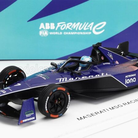 SPARK-MODEL 1/43 MASERATI | FORMULA-E TIPO FOLGORE TEAM MSG RACING N 7 SEASON 2023-2024 MAXIMILIAN GUNTHER | BLUE PINK