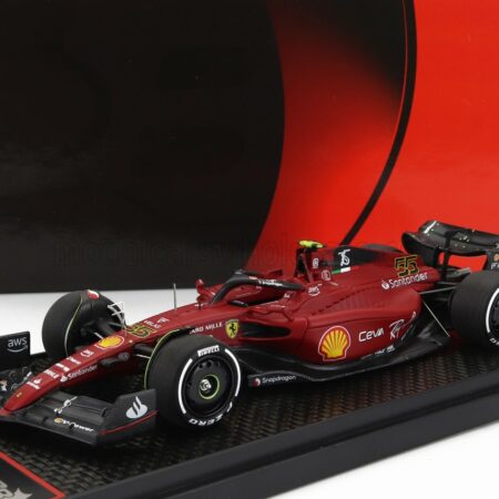 BBR-MODELS 1/43 FERRARI | F1-75 TEAM SCUDERIA FERRARI N 55 AUSTRALIAN GP 2022 CARLOS SAINZ | RED