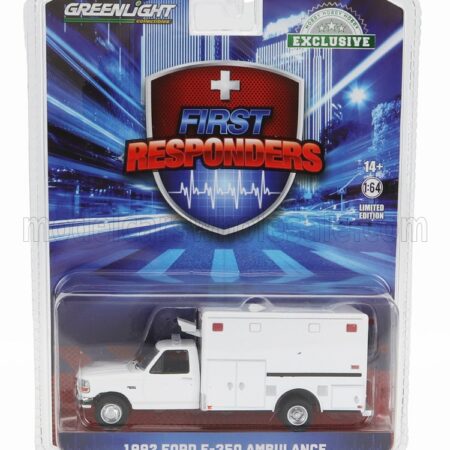 GREENLIGHT 1/64 FORD USA | F-350 VAN AMBULANCE 1992 | WHITE