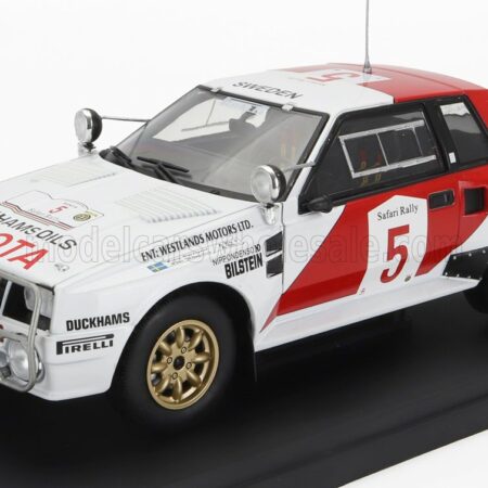 EDICOLA 1/24 TOYOTA | CELICA TWIN CAM TURBO N 5 WINNER RALLY SAFARI 1984 B.WALDEGAARD - H.THORSZELIUS | WHITE RED