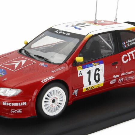 EDICOLA 1/24 CITROEN | XSARA KIT CAR N 16 WINNER RALLY COSTA BRAVA CATALUNYA 1999 P.BUGALSKI - J.CHIARONI | RED WHITE