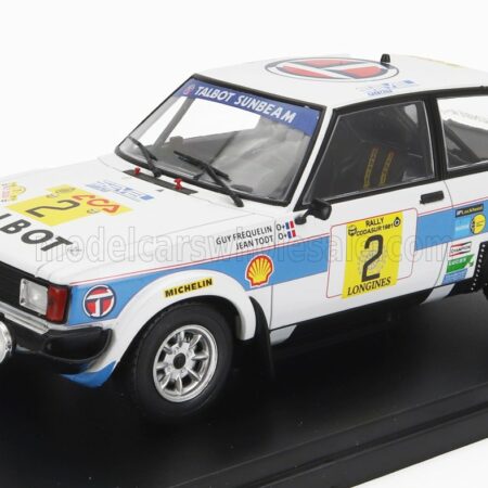 EDICOLA 1/24 TALBOT | SUNBEAM LOTUS (night version) N 2 WINNER RALLY CODASUR ARGENTINA 1981 G.FREQUELIN - J.TODT | WHITE LIGHT BLUE