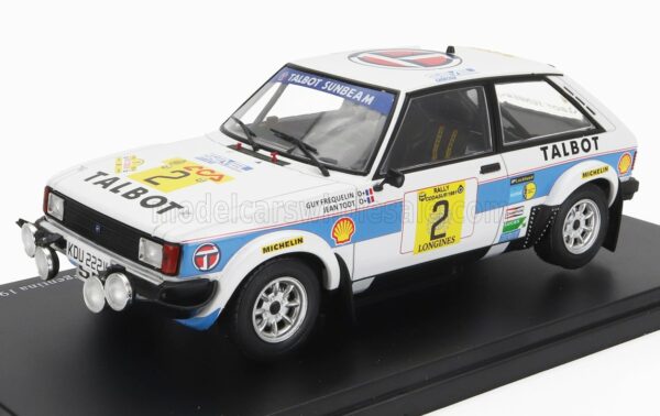 EDICOLA 1/24 TALBOT | SUNBEAM LOTUS (night version) N 2 WINNER RALLY CODASUR ARGENTINA 1981 G.FREQUELIN - J.TODT | WHITE LIGHT BLUE