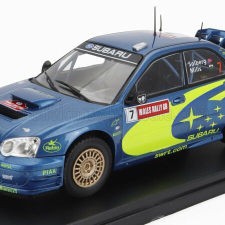 EDICOLA 1/24 SUBARU | IMPREZA S9 WRC03 N 7 WINNER RALLY WALES GB 2003 PETTER SOLBERG - PHIL MILLS | BLUE MET YELLOW