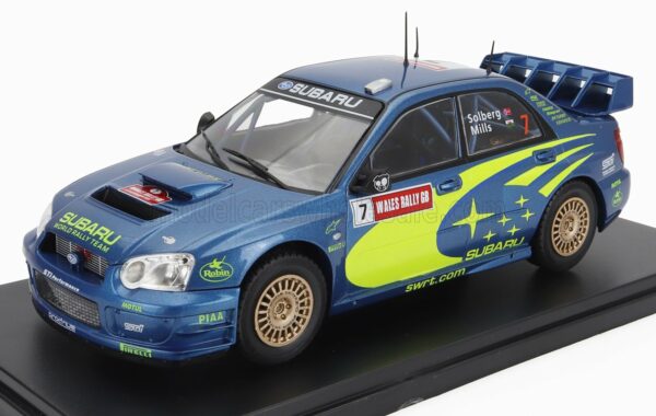 EDICOLA 1/24 SUBARU | IMPREZA S9 WRC03 N 7 WINNER RALLY WALES GB 2003 PETTER SOLBERG - PHIL MILLS | BLUE MET YELLOW