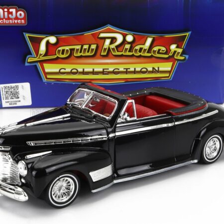 WELLY 1/24 CHEVROLET | SPECIAL DE LUXE CABRIOLET OPEN LOW RIDER 1941 | BLACK