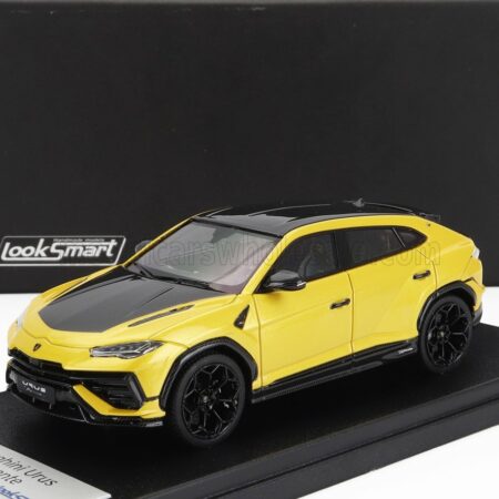 LOOKSMART 1/43 LAMBORGHINI | URUS PERFORMANTE 2022 | GIALLO INTI - YELLOW CARBON