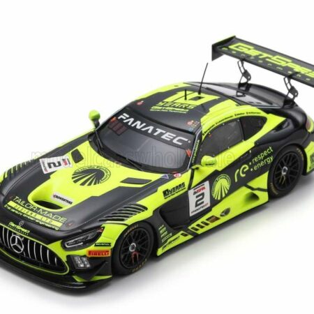 SPARK-MODEL 1/43 MERCEDES BENZ | AMG GT3 TEAM GETSPEED N 2 24h SPA 2023 L.BERGSTEIN - A.LEWANDOWSKI - A.WALKER - L.WILLIAMSON | YELLOW BLACK