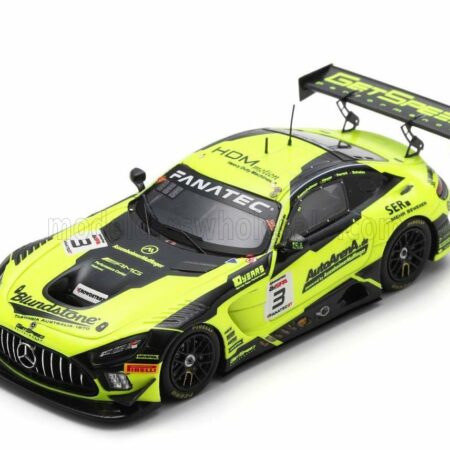 SPARK-MODEL 1/43 MERCEDES BENZ | AMG GT3 TEAM GETSPEED N 3 24h SPA 2023 F.SCHOLZE - K.HEYER - P.ASSENHEIMER - A.PERONI | YELLOW BLACK