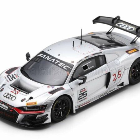 SPARK-MODEL 1/43 AUDI | R8 LMS GT3 EVO II TEAM AUDI SPORT SAINTELOC N 25 24h SPA 2023 C.MIES - P.NIEDERHAUSER - S.GRACHET | SILVER BLACK