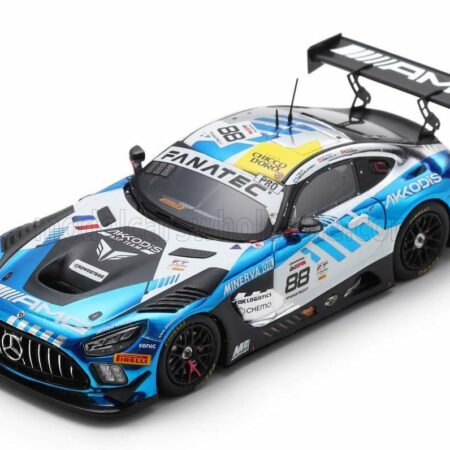 SPARK-MODEL 1/43 MERCEDES BENZ | AMG GT3 TEAM AKKODIS ASP N 88 2nd 24h SPA 2023 R.MARCIELLO - T.BOGUSLAVSKIY - J.GOUNON | BLUE WHITE