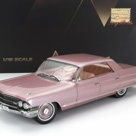 STAMP-MODELS 1/18 CADILLAC | SEDAN DE VILLE 1962 | HEATHER PINK MET