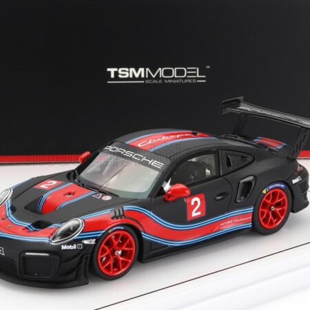 TRUESCALE 1/43 PORSCHE | 911 991 GT2 RS COUPE N 2 CLUBSPORT 2018 | BLACK RED LIGHT BLUE