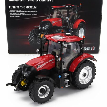 UNIVERSAL HOBBIES 1/32 CASE-IH | MAXXUM 145 TRACTOR 2017 | RED BLACK