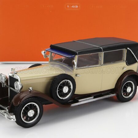 ABREX 1/43 SKODA | 860 CABRIOLET CLOSED 1932 | CREAM BROWN