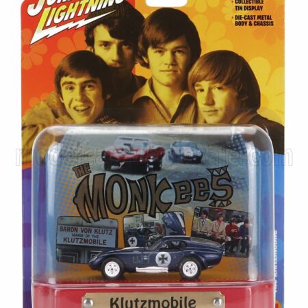 JOHNNY LIGHTNING 1/64 FORD USA | SHELBY COBRA 1966 - KLUTZMOBILE - THE MONKEES | BLUE WHITE