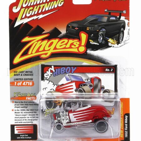 JOHNNY LIGHTNING 1/64 FORD USA | HIBOY ZINGER CUSTOM 1932 | RED