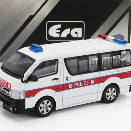 ERA-MODELS 1/64 TOYOTA | HIACE MINIBUS POLICE WITH RESCUE DOG 2009 | WHITE RED