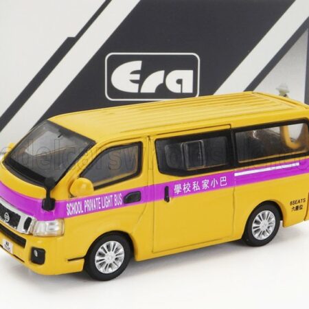 ERA-MODELS 1/64 NISSAN | NV350 MINIBUS HON KONG SCUOLABUS 2012 | YELLOW PURPLE