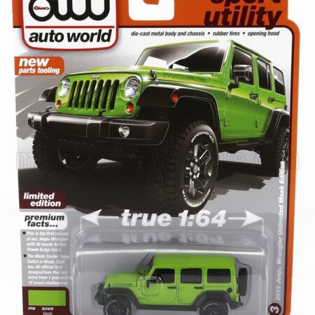 AUTOWORLD 1/64 JEEP | WRANGLER UNLIMITED 2013 | GREEN