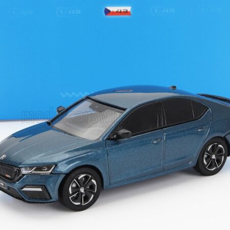 ABREX 1/43 SKODA | OCTAVIA IV RS 2020 | BLUE PETROL MET