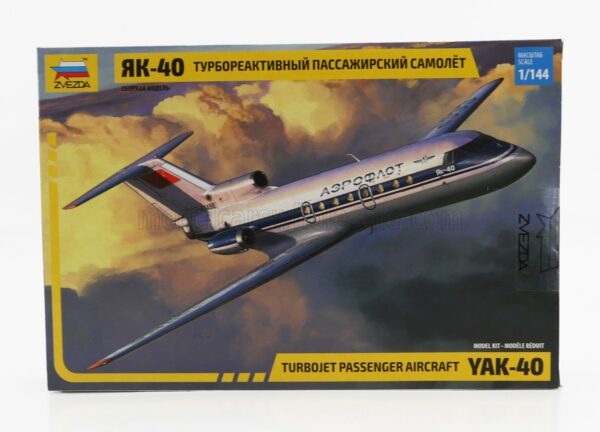 ZVEZDA 1/144 YAKOVLEV | YAK-40 TURBOJET PASSENGER AIRCRAFT AIRPLANE 1968 | /