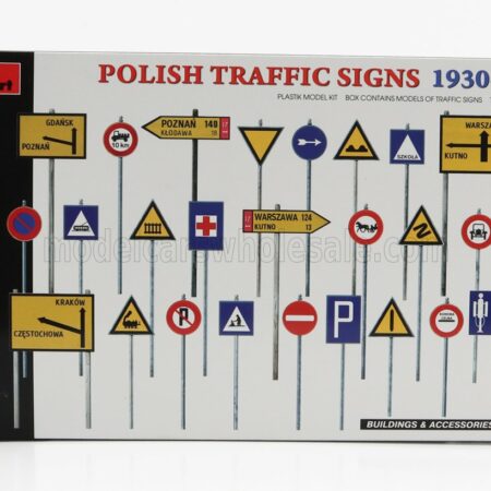 MINIART 1/35 ACCESSORIES | SEGNALI STRADALI - POLISH TRAFFIC SIGNS 1930-1940 | /