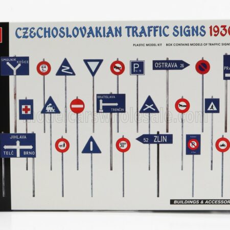 MINIART 1/35 ACCESSORIES | SEGNALI STRADALI - CZECHOSLOVAKIAN TRAFFIC SIGNS 1930-1940 | /