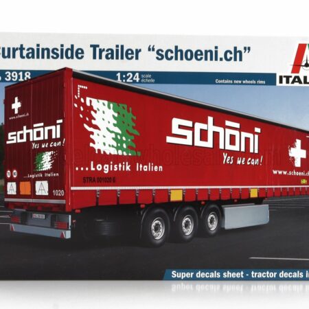 ITALERI 1/24 TRAILER | TRAILER FOR TRUCK - RIMORCHIO TELONATO - CHOENI.CH TRANSPORTS | /