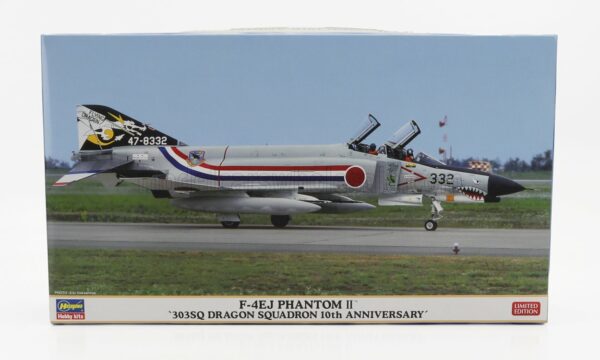 HASEGAWA 1/72 McDONNEL DOUGLAS | F-4EJ PHANTOM II 303SQ DRAGON SQUADRON MILITARY AIRPLANE 1960 | /