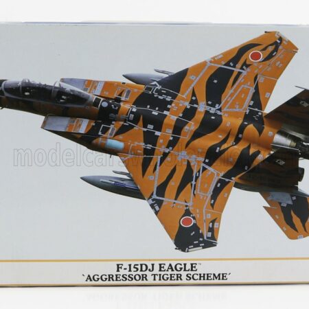 HASEGAWA 1/72 McDONNEL DOUGLAS | F-15DJ EAGLE AGGRESSOR TIGER SCHEME MILITARY AIRPLANE 1988 | /