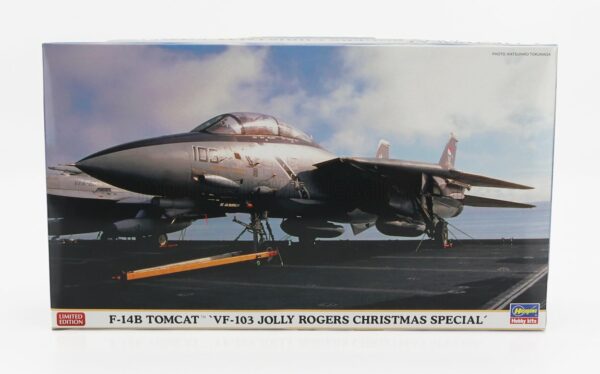 HASEGAWA 1/72 GRUMMAN | F-14A TOMCAT VF-103 JOLLY ROGERS CHRISTMAS SPECIAL MILITARY AIRPLANE 1974 | /