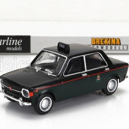 BREKINA PLAST 1/87 FIAT | 128 TAXI MILANO 1969 | GREEN BLACK