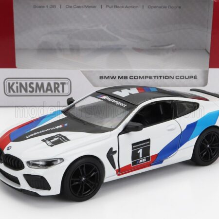 KINSMART 1/32 BMW | 8-SERIES M8 COMPETITION COUPE (F92) 2020 | WHITE BLACK