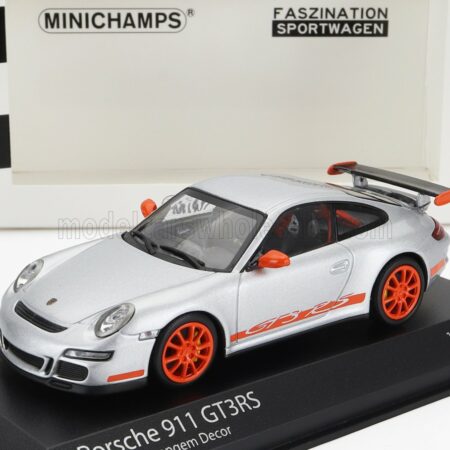 MINICHAMPS 1/43 PORSCHE | 911 997 GT3 RS COUPE 2006 | SILVER ORANGE