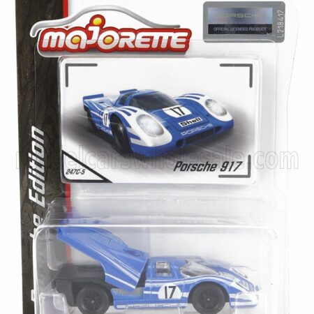 MAJORETTE 1/64 PORSCHE | 917K TEAM SALZBURG N 17 12h SEBRING 1970 H.HERMANN - R.LINS | BLUE