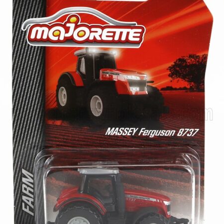 MAJORETTE 1/64 MASSEY FERGUSON | MF8737 TRACTOR 2019 | RED BLACK