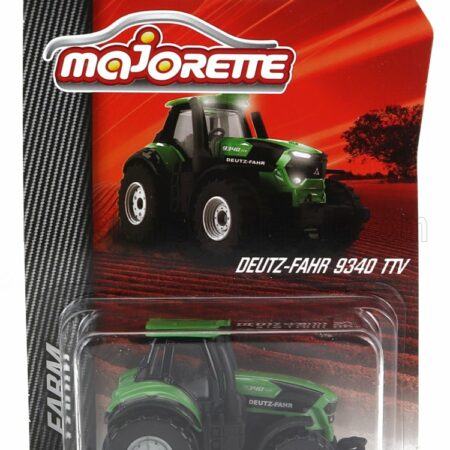 MAJORETTE 1/64 DEUTZ-FAHR | 9340 TTV TRACTOR 2020 | GREEN BLACK