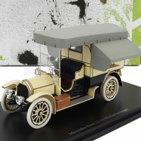 AUTOCULT 1/43 MERCEDES BENZ | 22/50 PS KUECHENWAGEN GERMANY 1913 | IVORY GREY